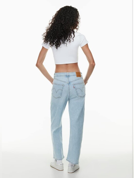Aritzia Denim - aritzia x levi ribcage straight ankle jeans 27L